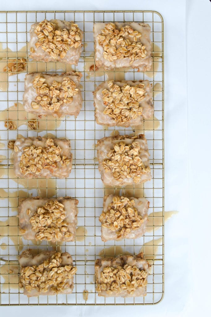 maple glazed oatmeal scones with brown sugar oat crumble - Appetites ...