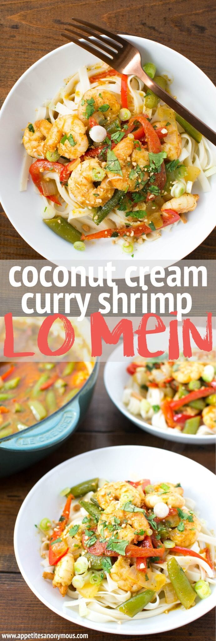 coconut cream curry shrimp lo mein - Appetites Anonymous