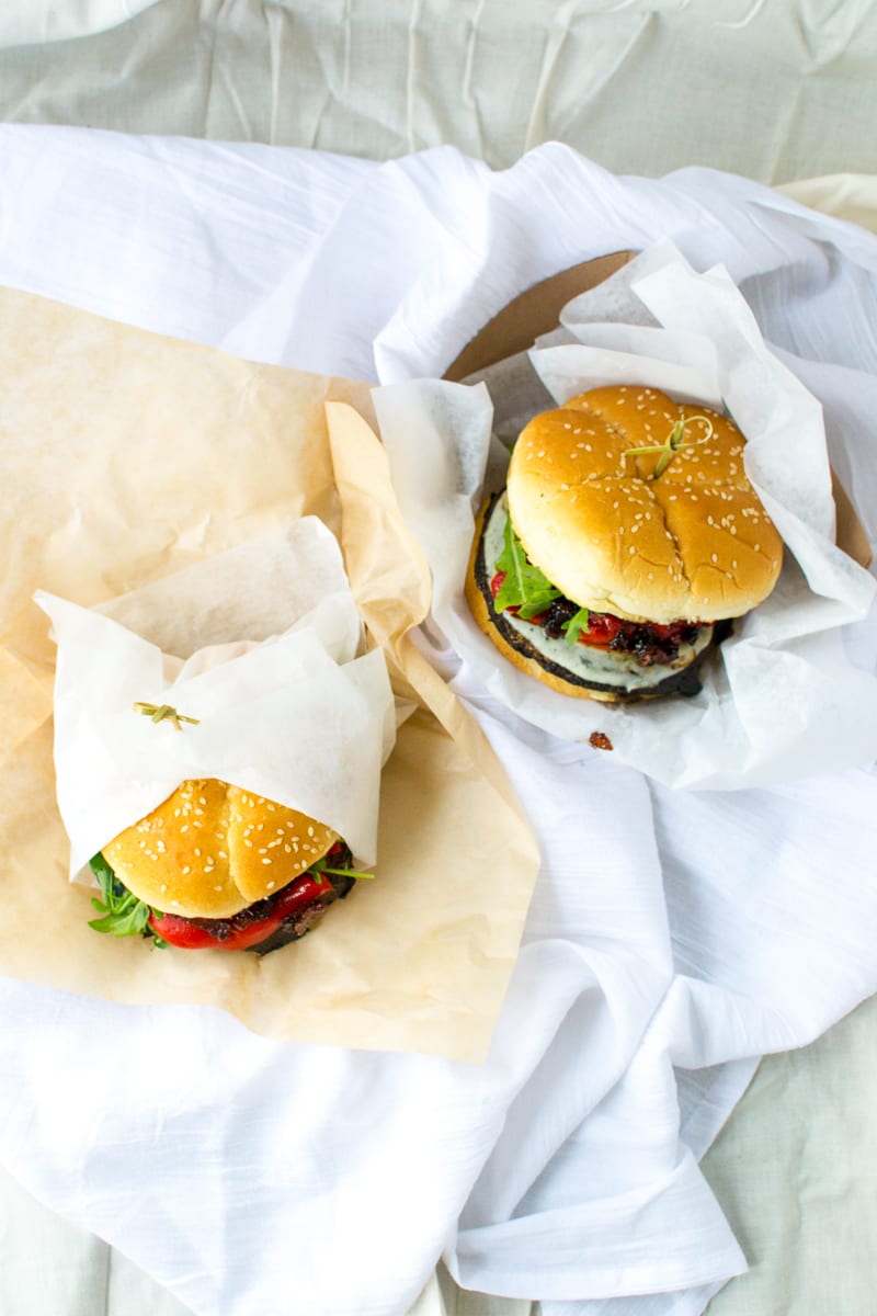 portobello burgers with bacon jam | Appetites Anonymous