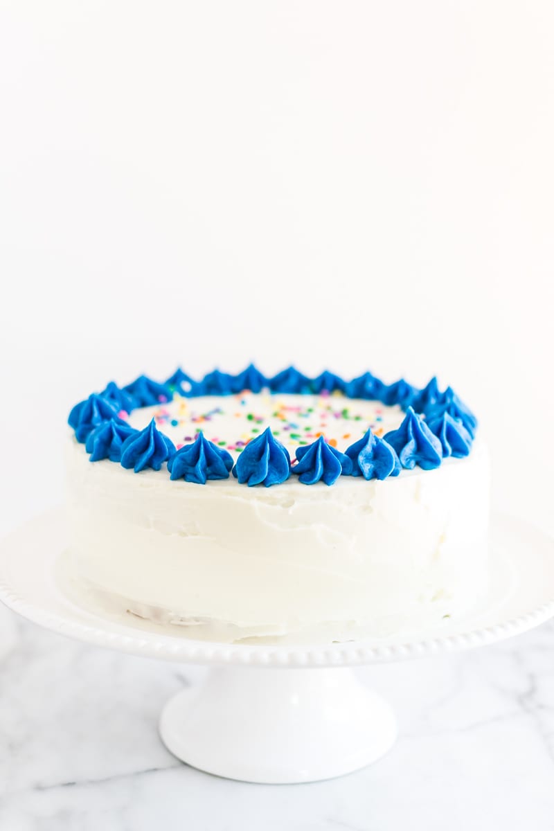 tom's funfetti birthday cake | Appetites Anonymous