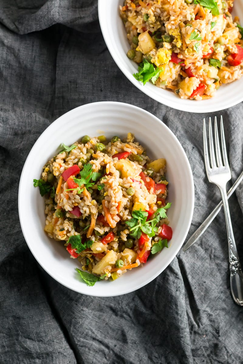 spicy pineapple fried rice | Appetites Anonymous