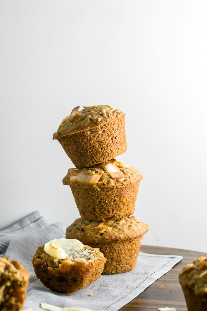toasted coconut bran muffins | Appetites Anonymous