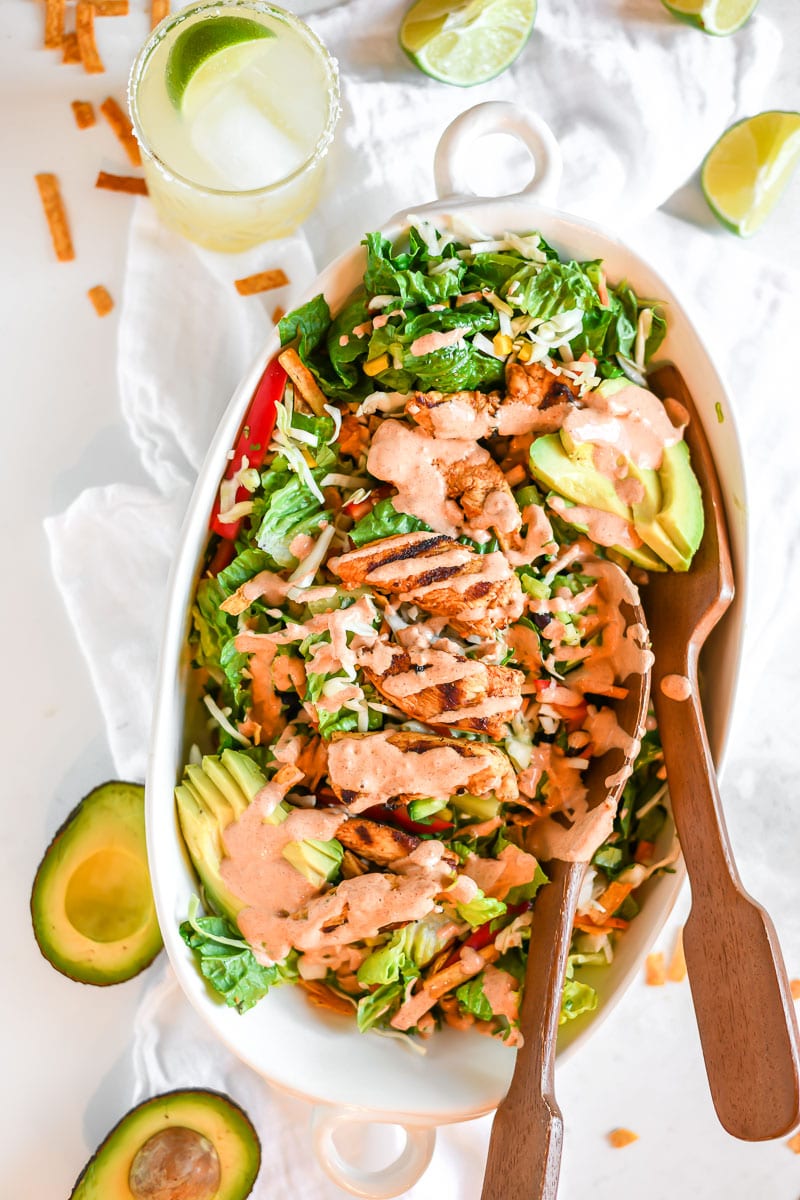 mexican chicken chopped salad | Appetites Anonymous