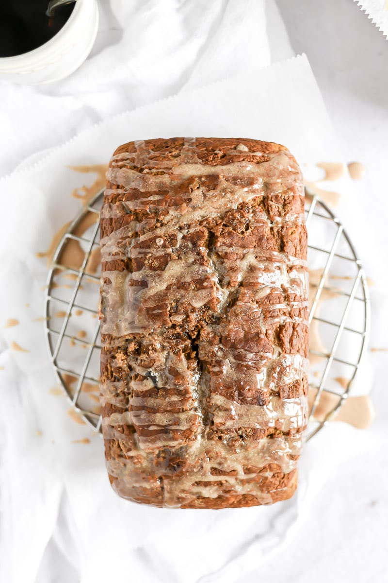 pumpkin bread with maple glaze | Appetites Anonymous