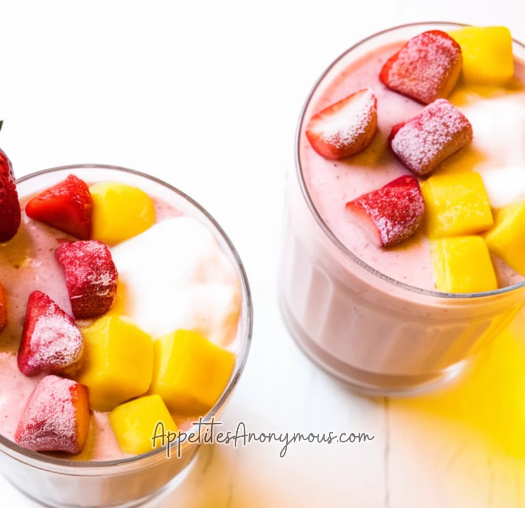 Strawberry Mango Pineapple Smoothies