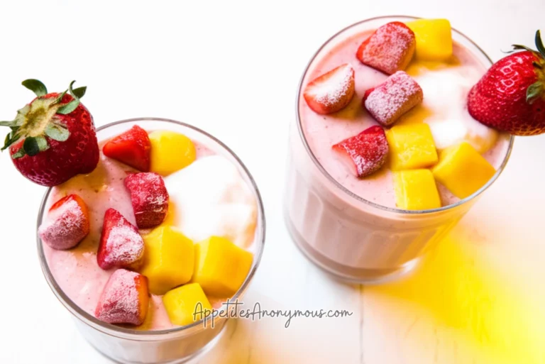 Strawberry Mango Pineapple Smoothies