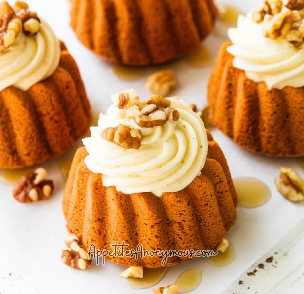 Mini Carrot Bundt Cakes