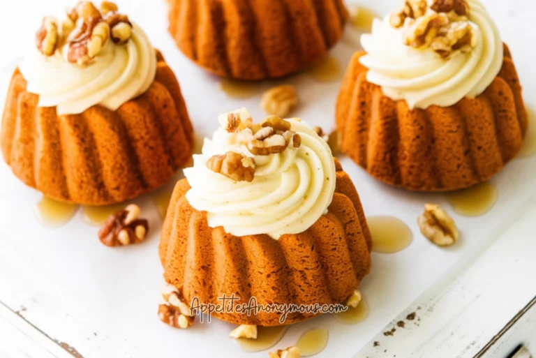 Mini Carrot Bundt Cakes