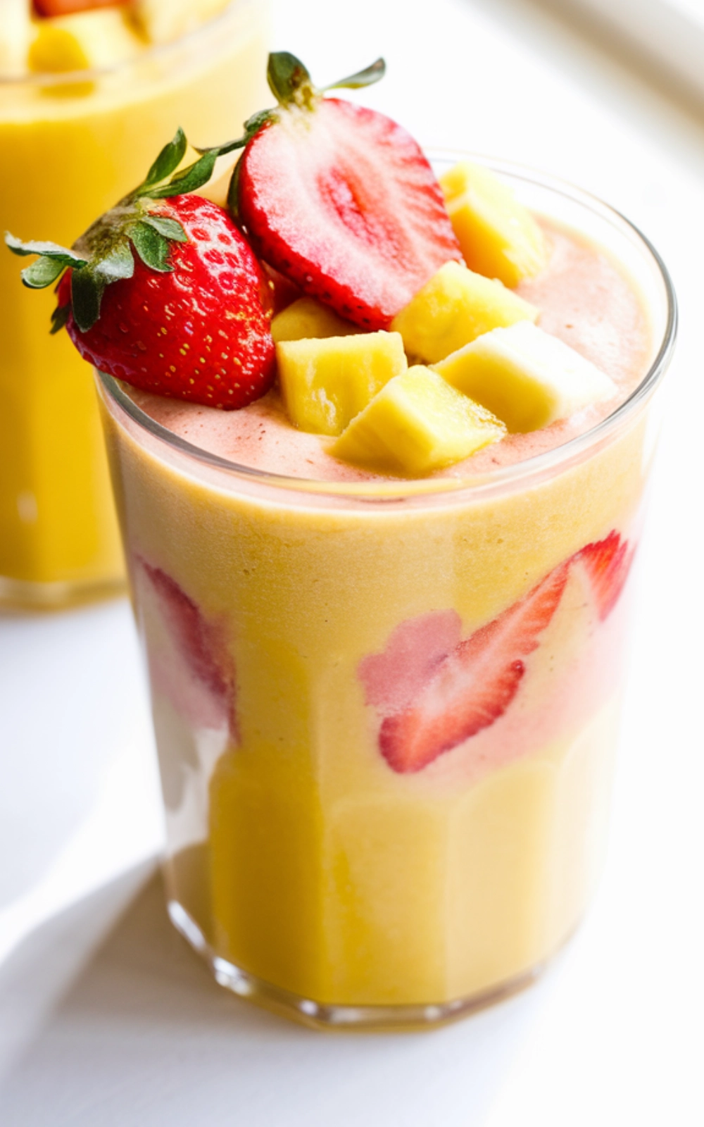 Strawberry Mango Pineapple Smoothies