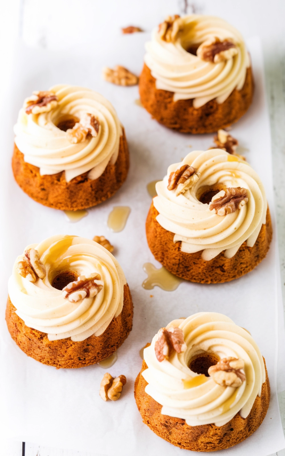 Mini Carrot Bundt Cakes