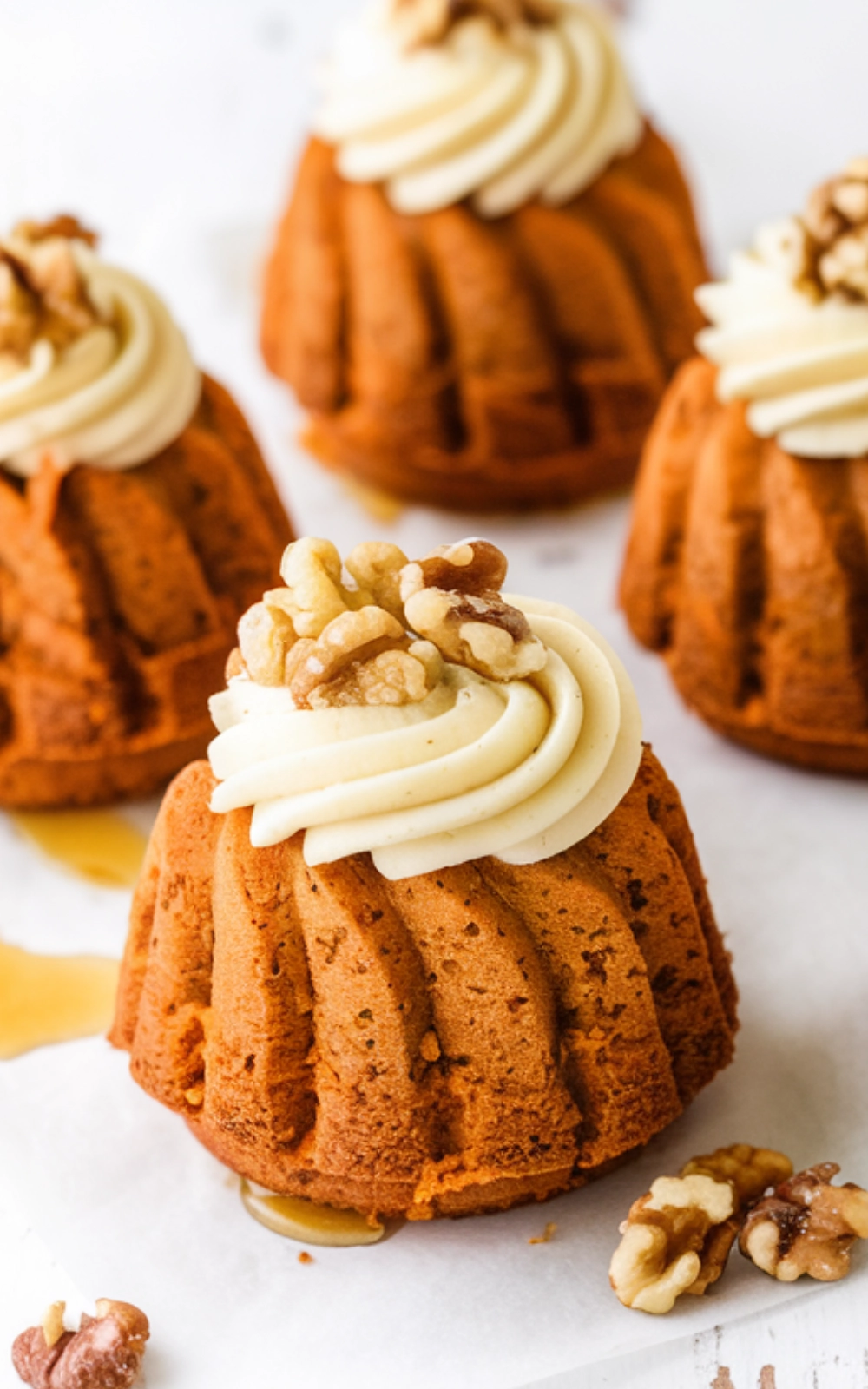 Mini Carrot Bundt Cakes