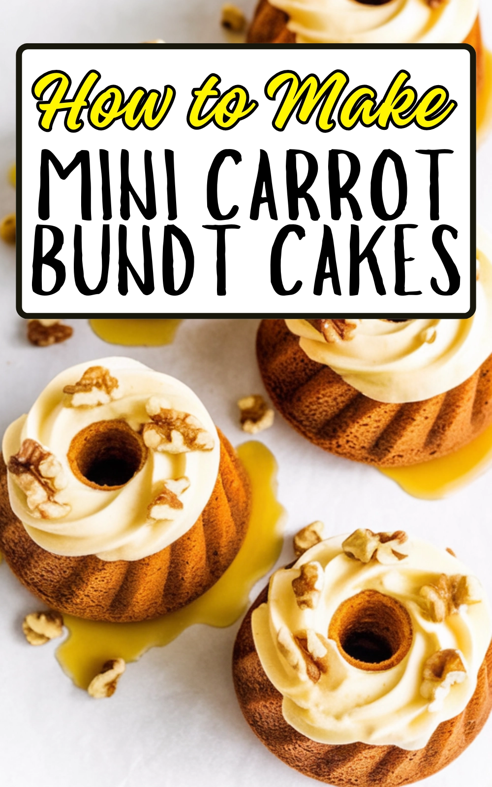 Mini Carrot Bundt Cakes