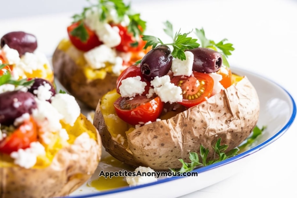 Mediterranean Baked Potatoes