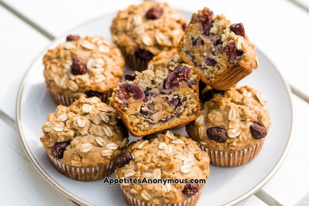 Dried Fig Oatmeal Muffins