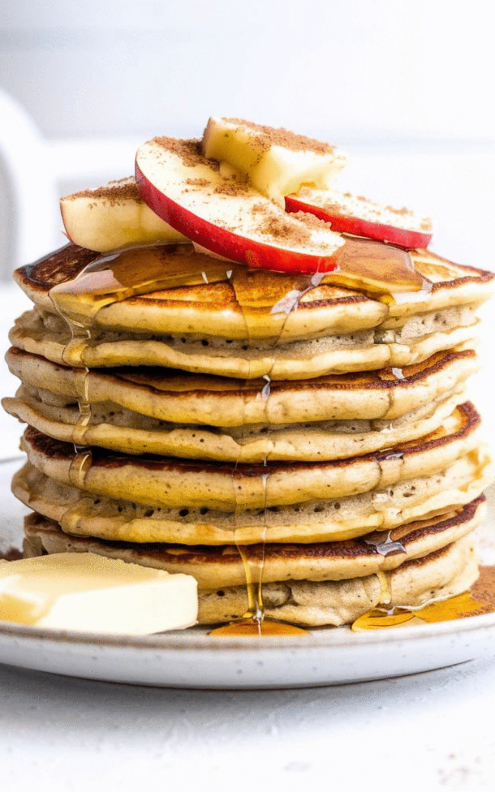 Apple Banana Buckwheat Pancakes