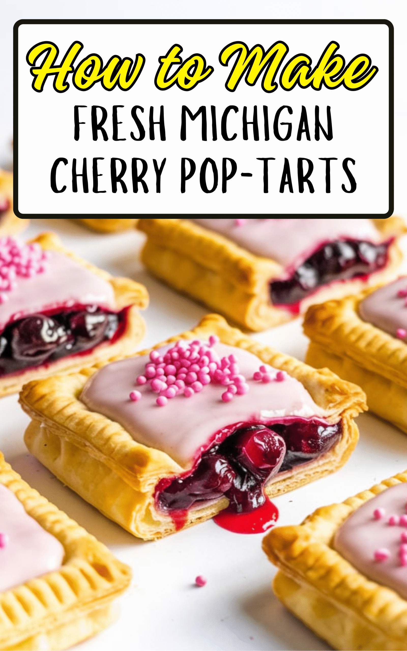 Fresh Michigan Cherry Pop-Tarts
