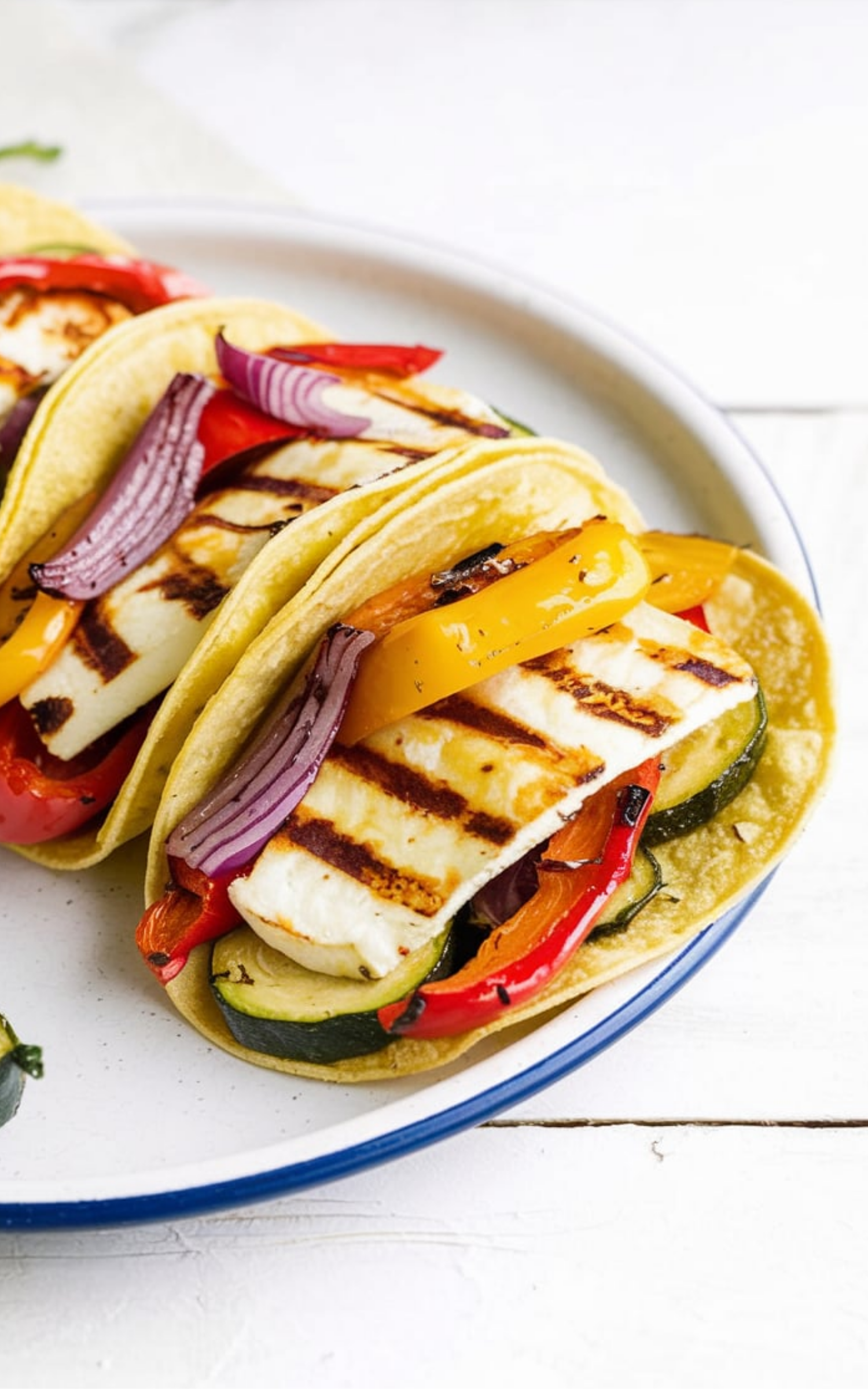 Halloumi & Roasted Veg Tacos