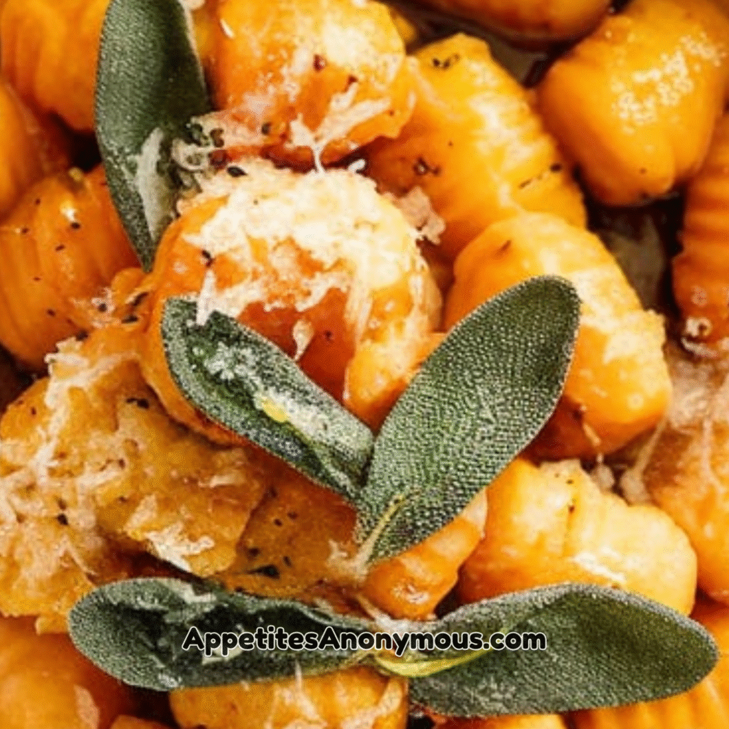 Carrot Gnocchi in Brown Butter Sage Sauce