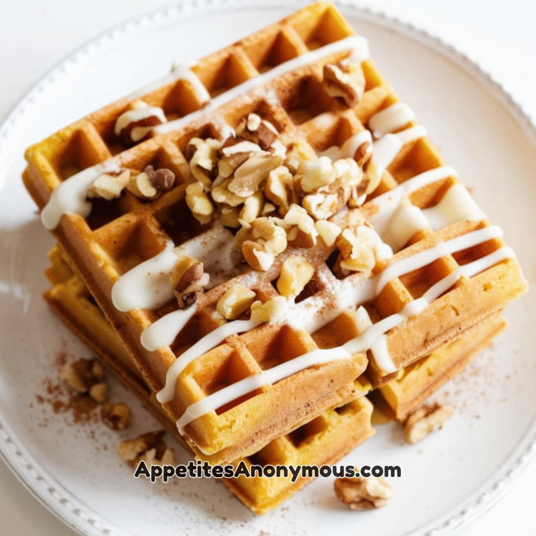 Carrot Cake Waffles