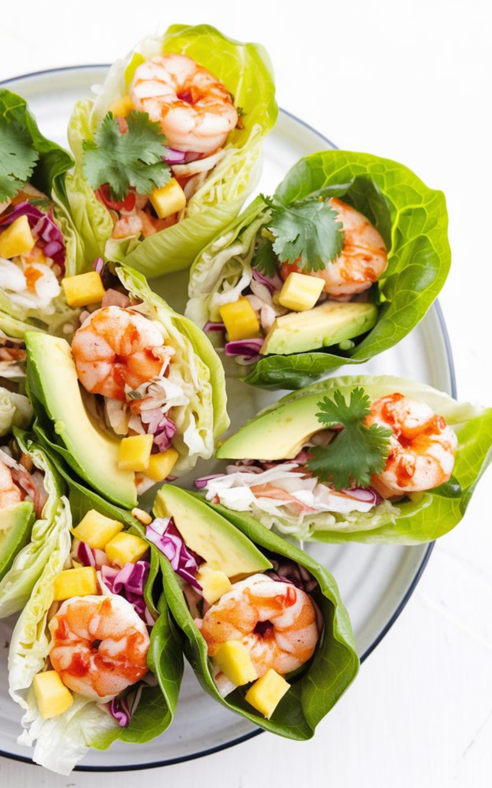 Sriracha Shrimp Lettuce Wraps