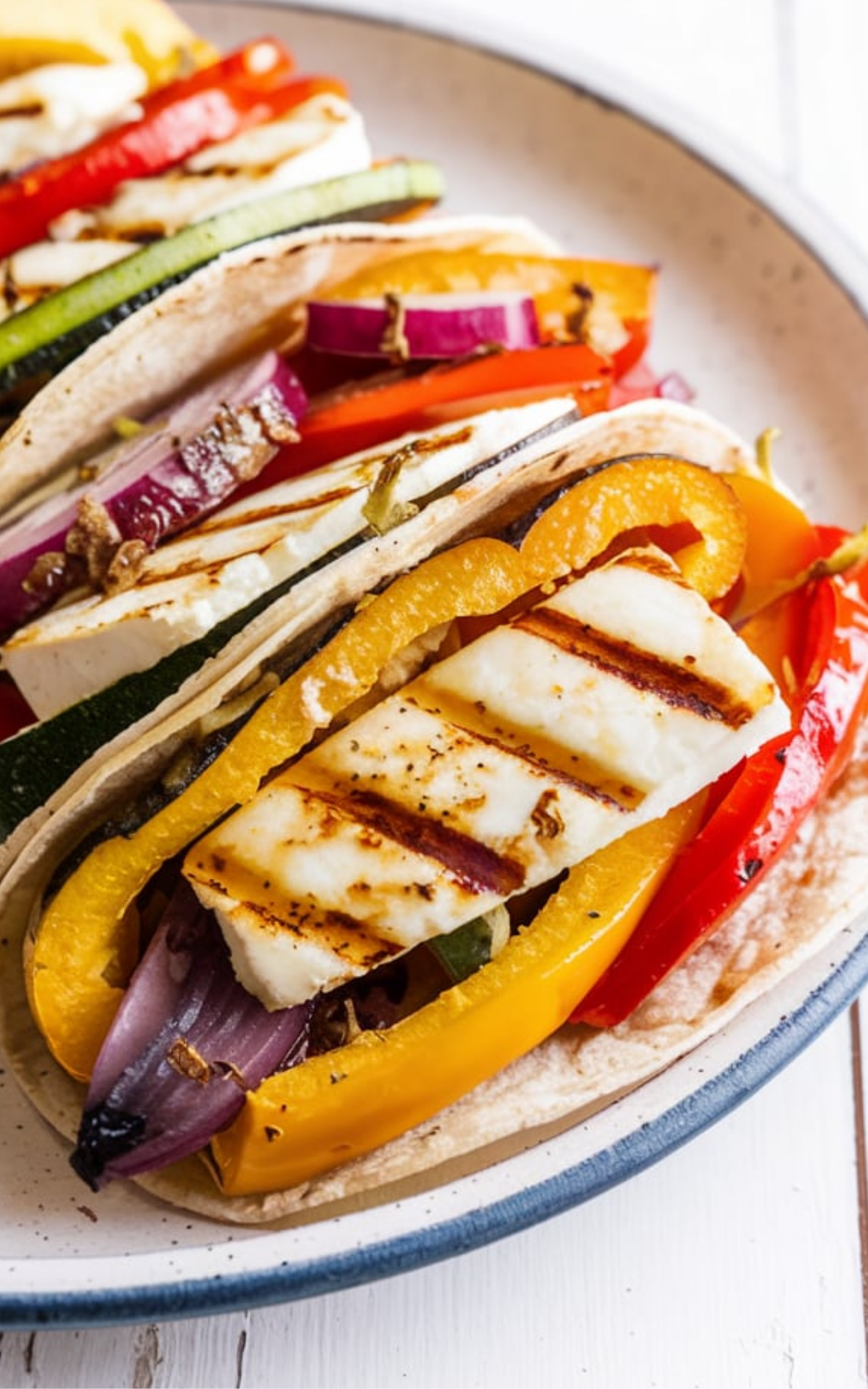 Halloumi & Roasted Veg Tacos