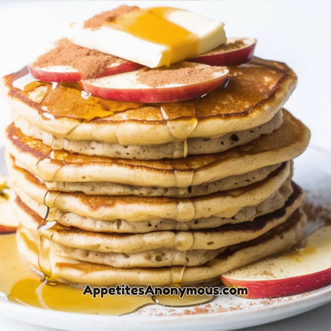Apple Banana Buckwheat Pancakes