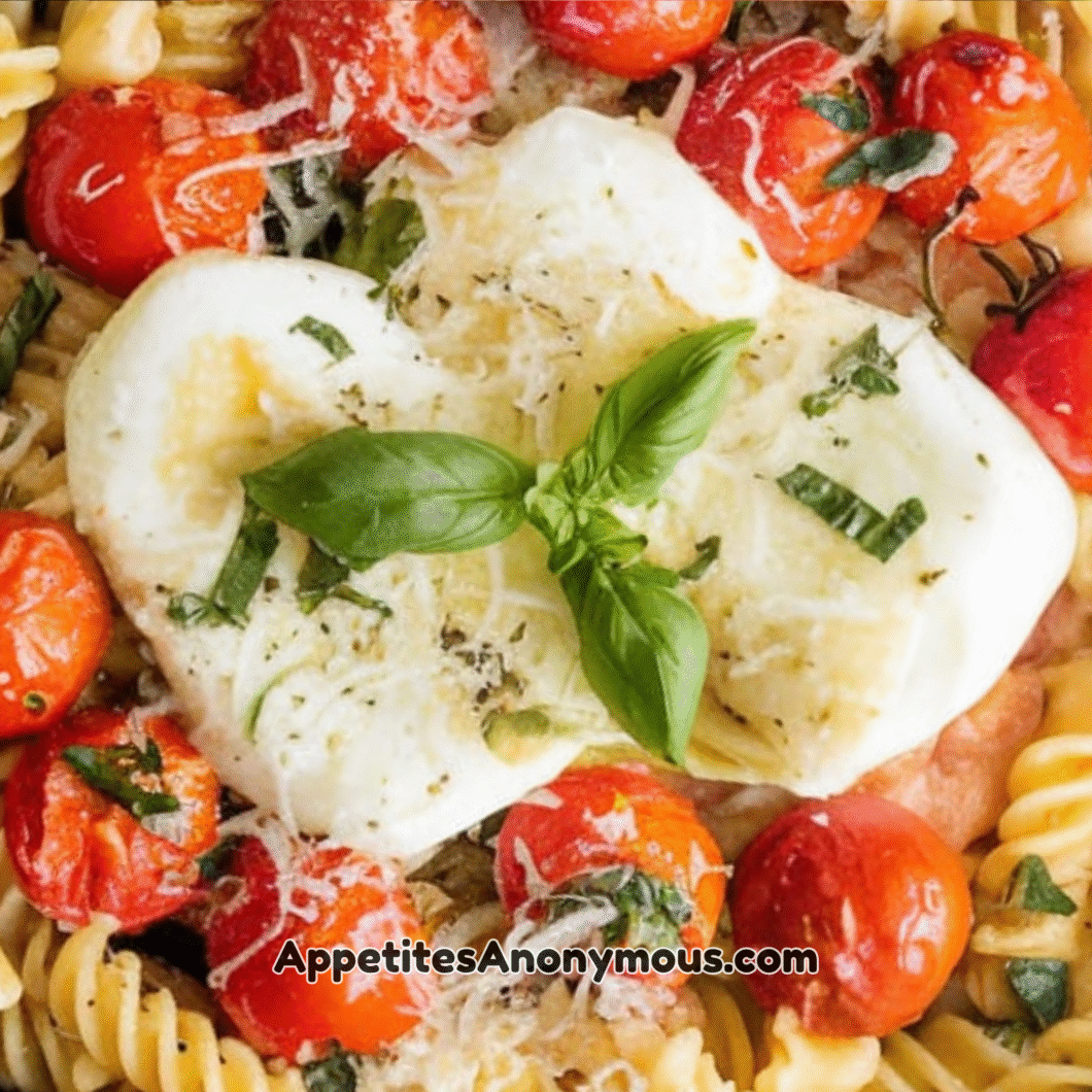Creamy Burst Tomato Pasta Skillet Recipe