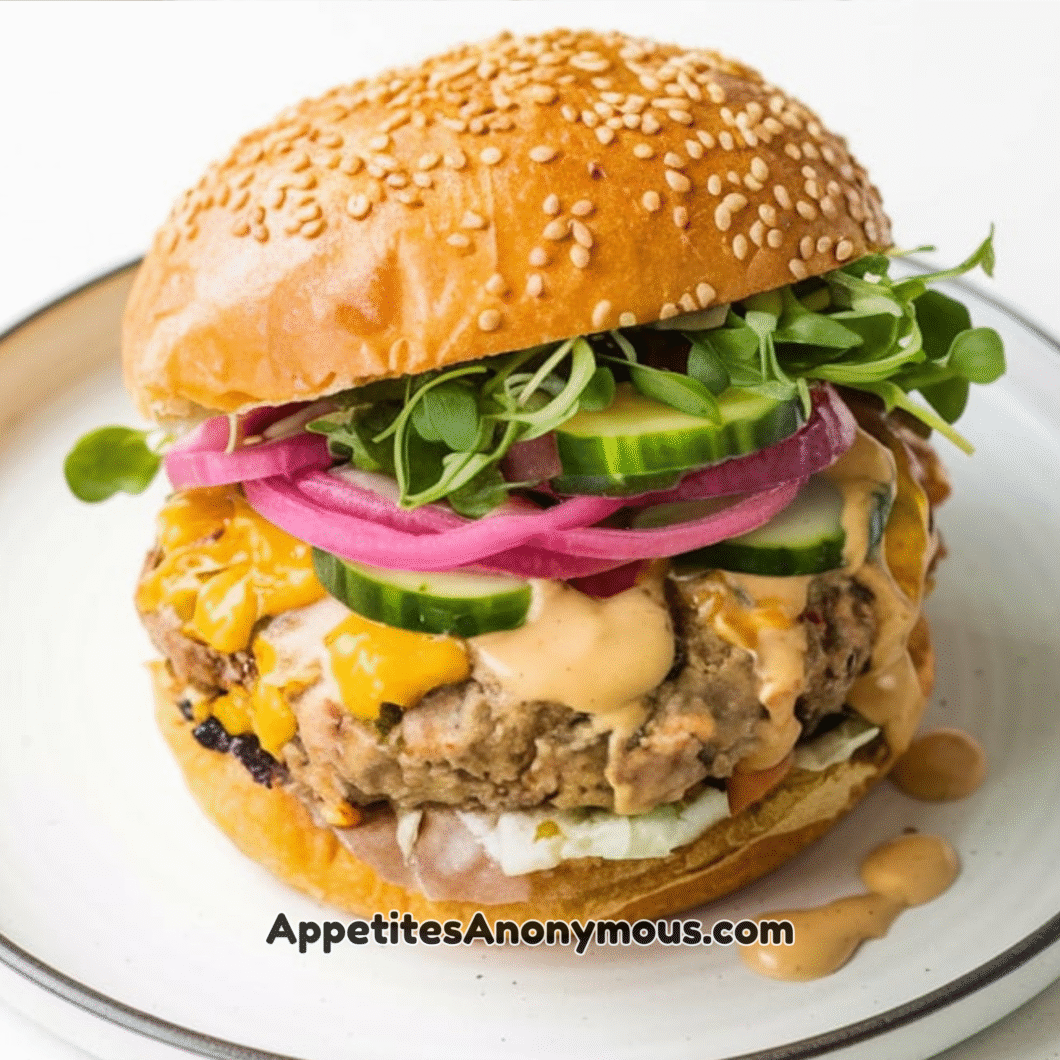 Asian Turkey & Butternut Squash burgers