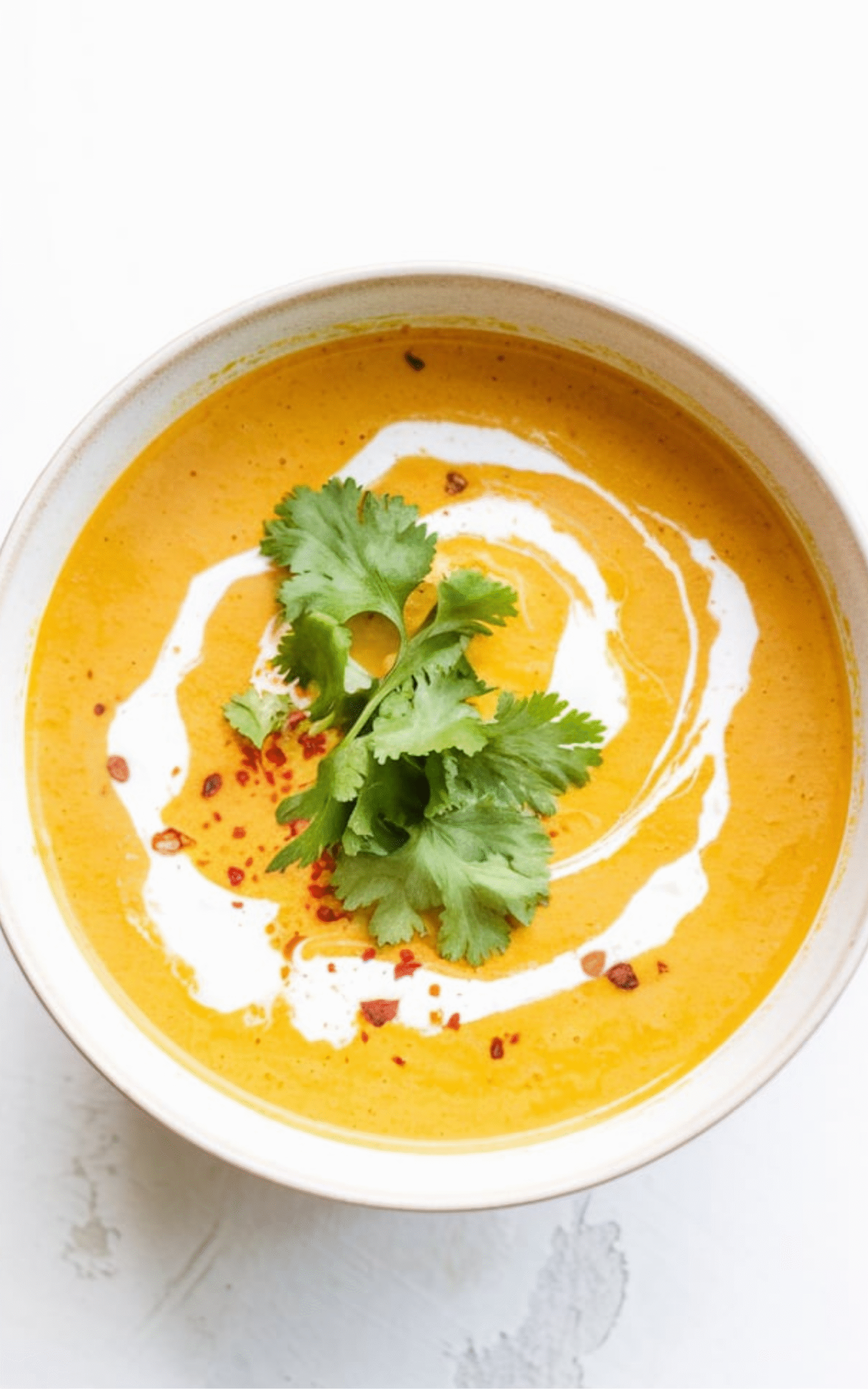 Thai Coconut Curry Carrot Soup