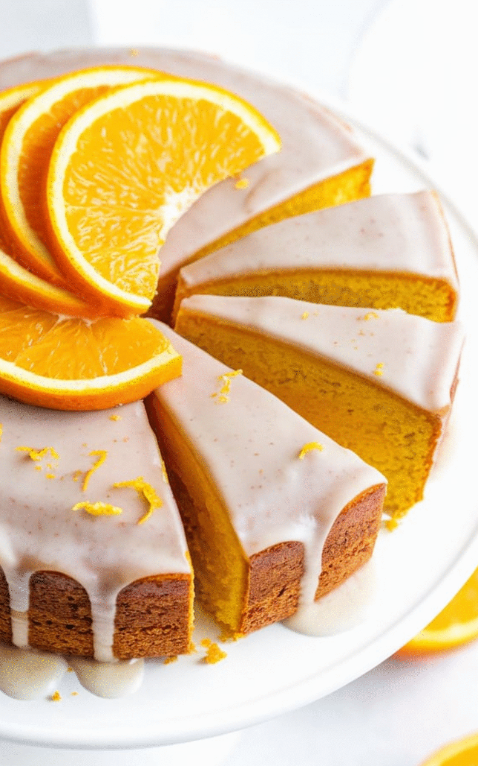 Buttermilk Orange Pound Cake With Maple Glaze