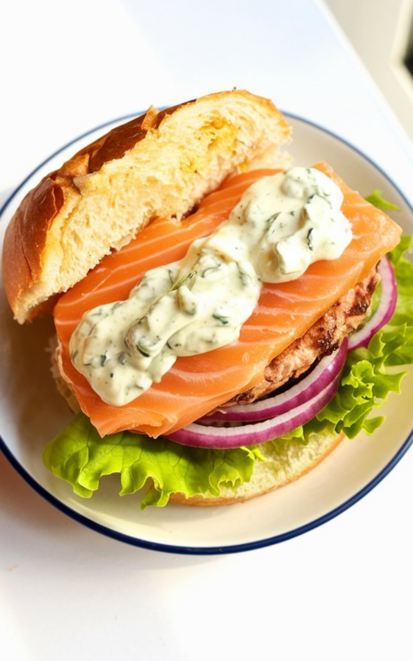 Smoked Salmon Burgers
