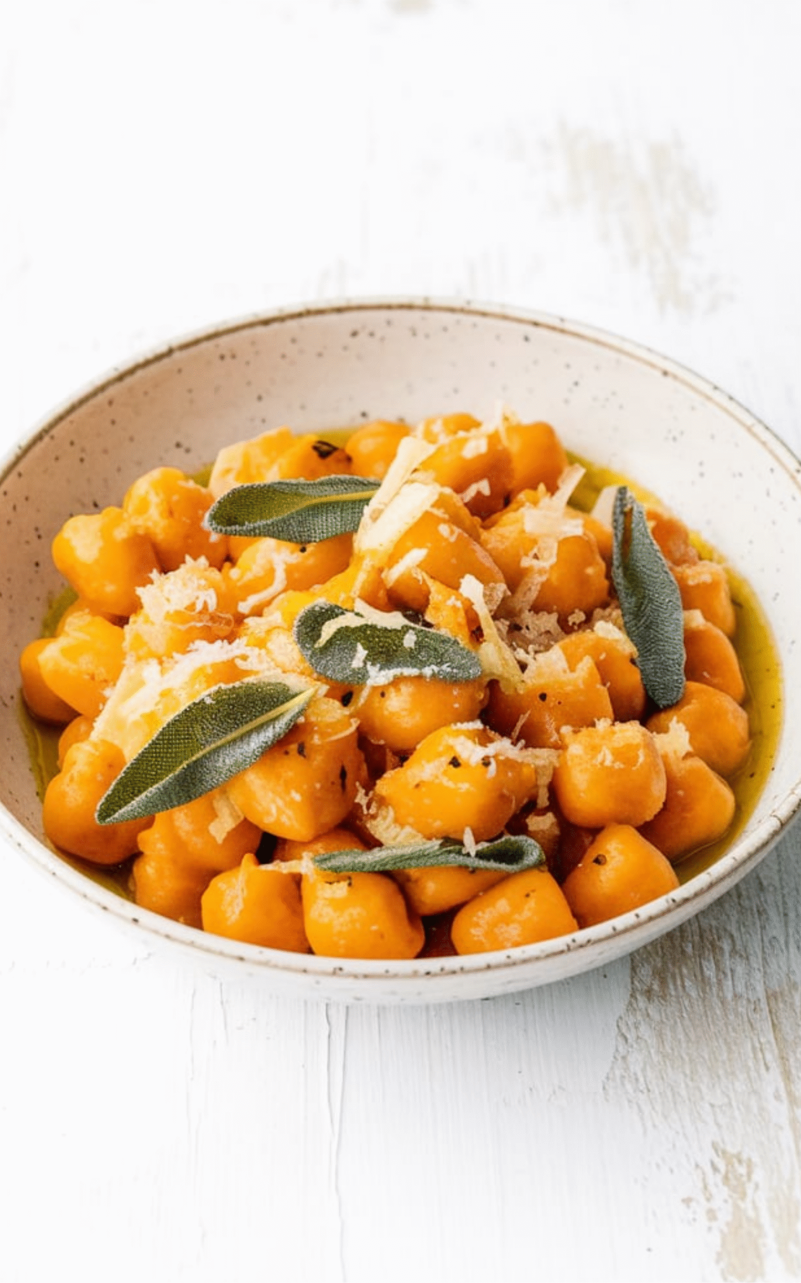 Carrot Gnocchi in Brown Butter Sage Sauce