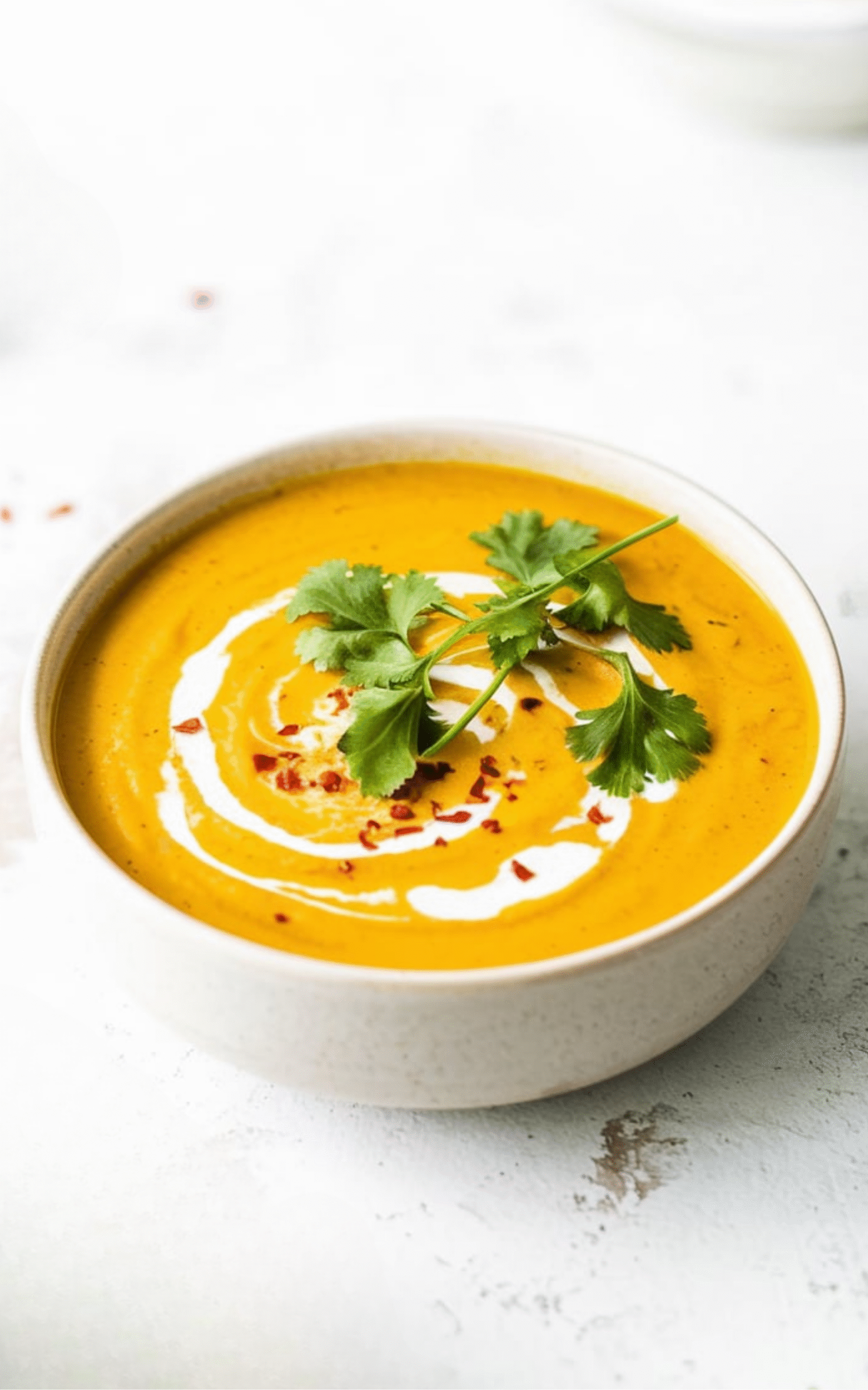 Thai Coconut Curry Carrot Soup