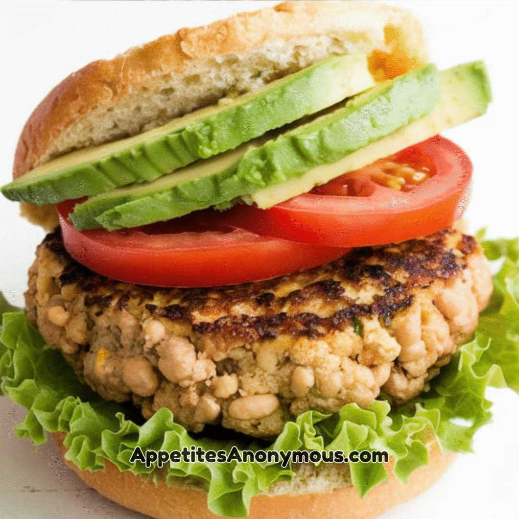 Cauliflower White Bean Burgers
