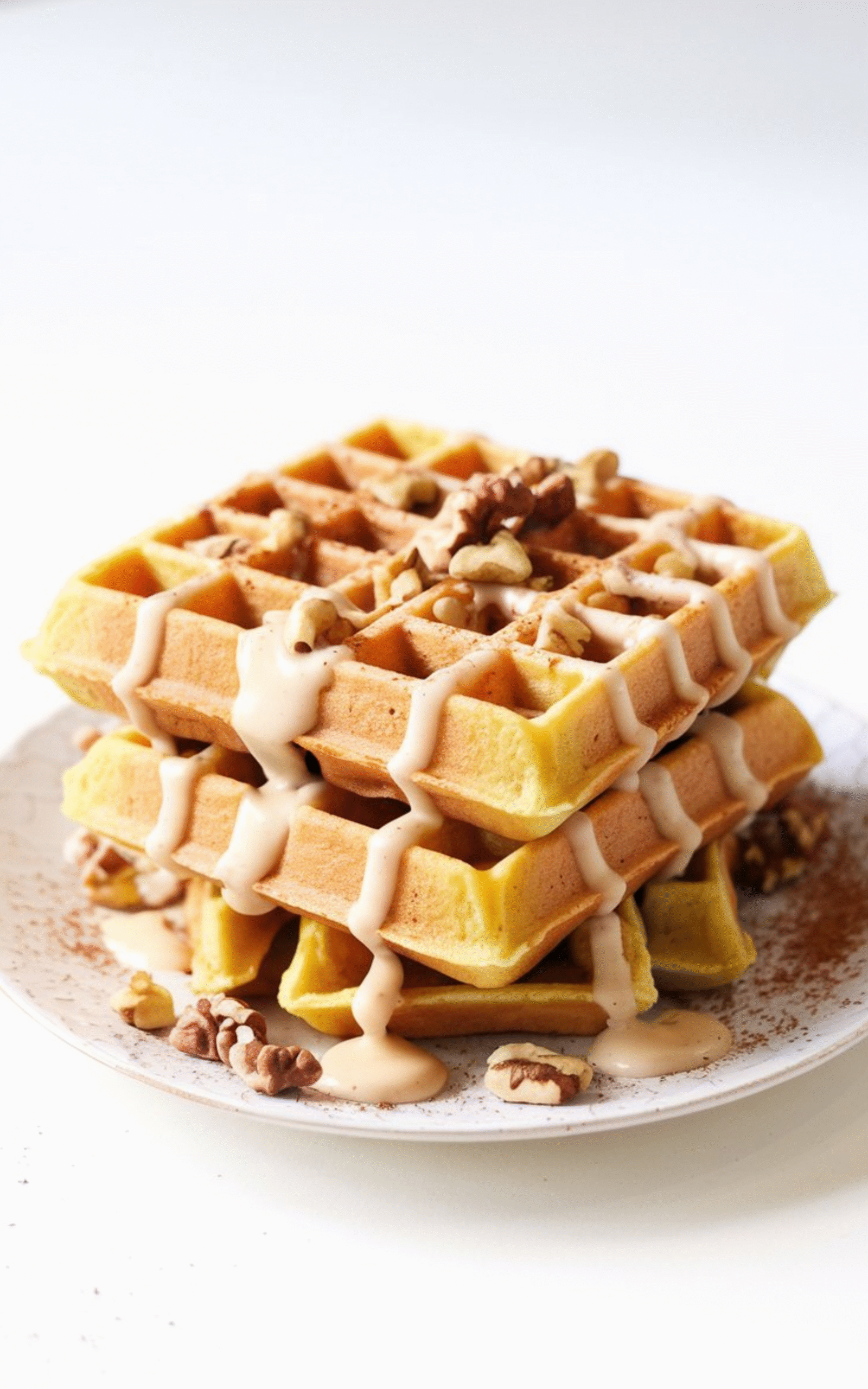 Carrot Cake Waffles