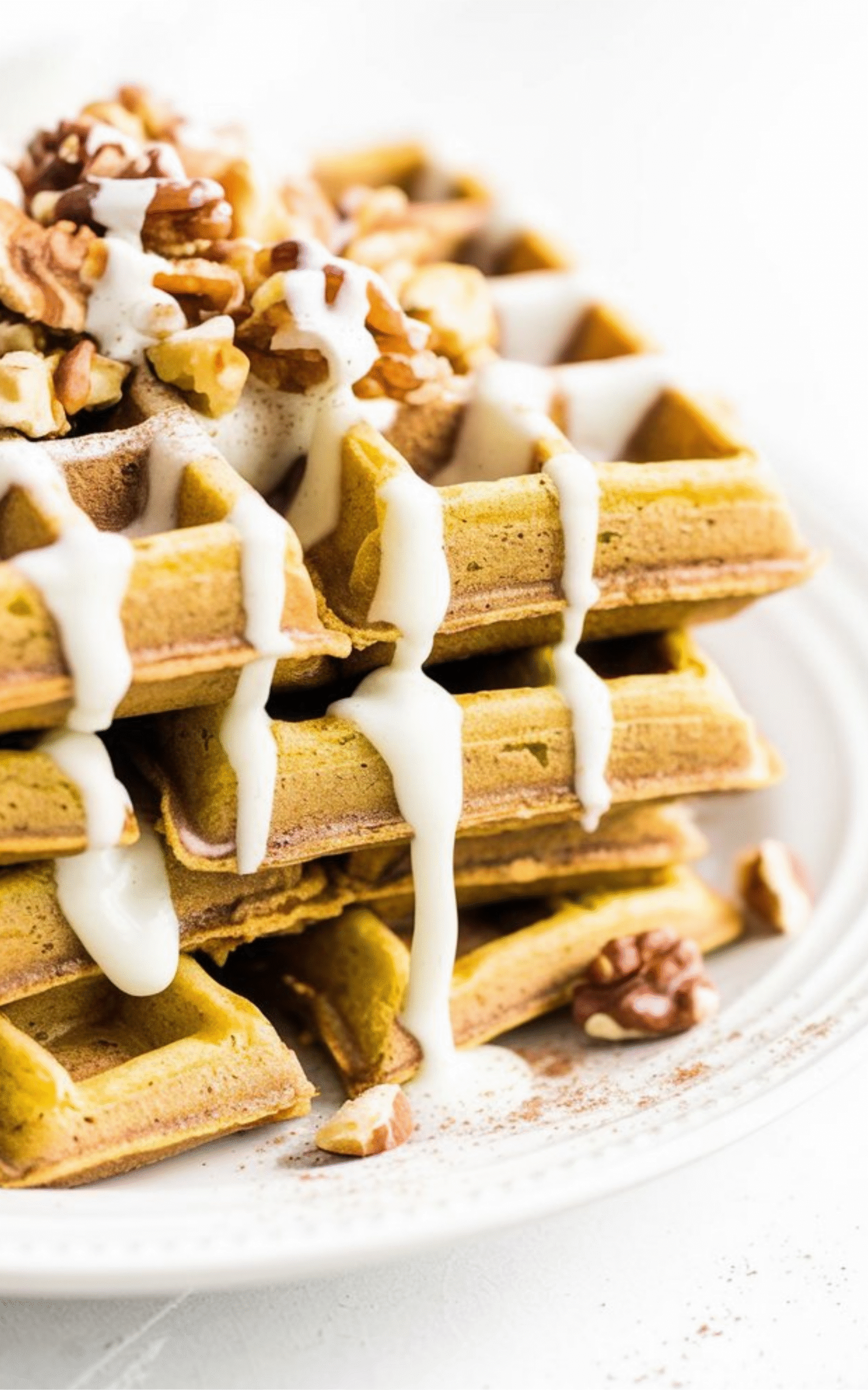 Carrot Cake Waffles