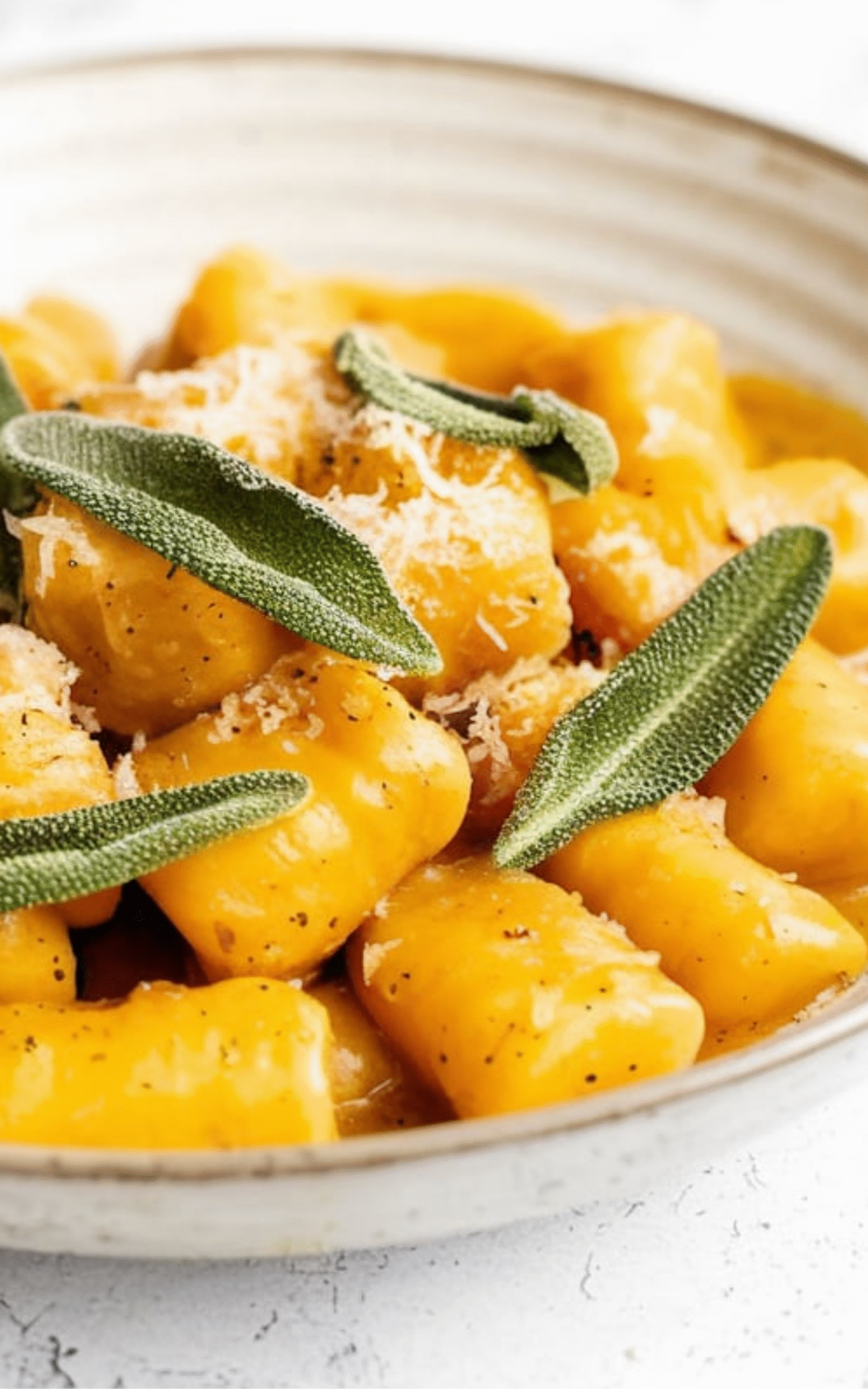 Carrot Gnocchi in Brown Butter Sage Sauce