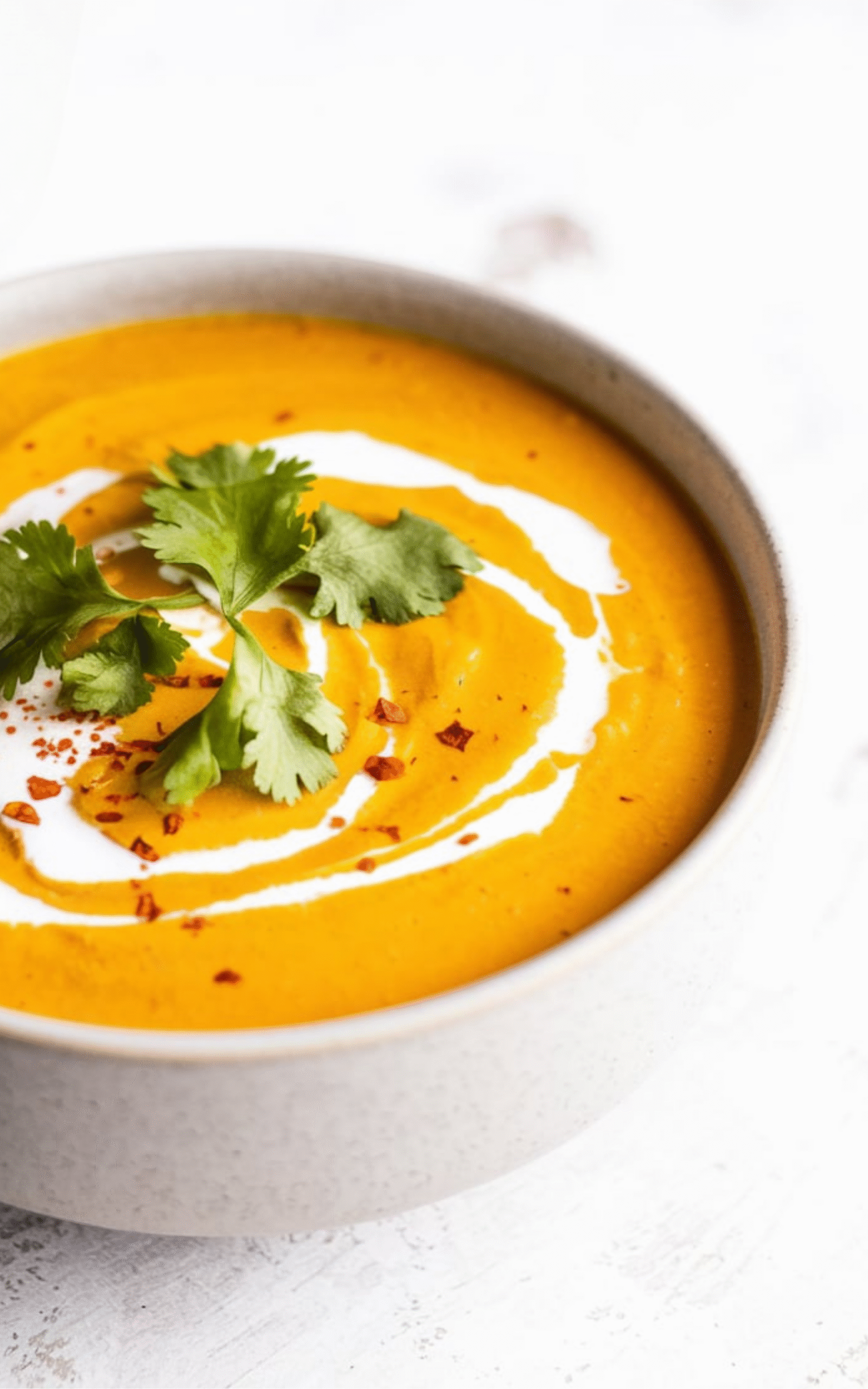 Thai Coconut Curry Carrot Soup