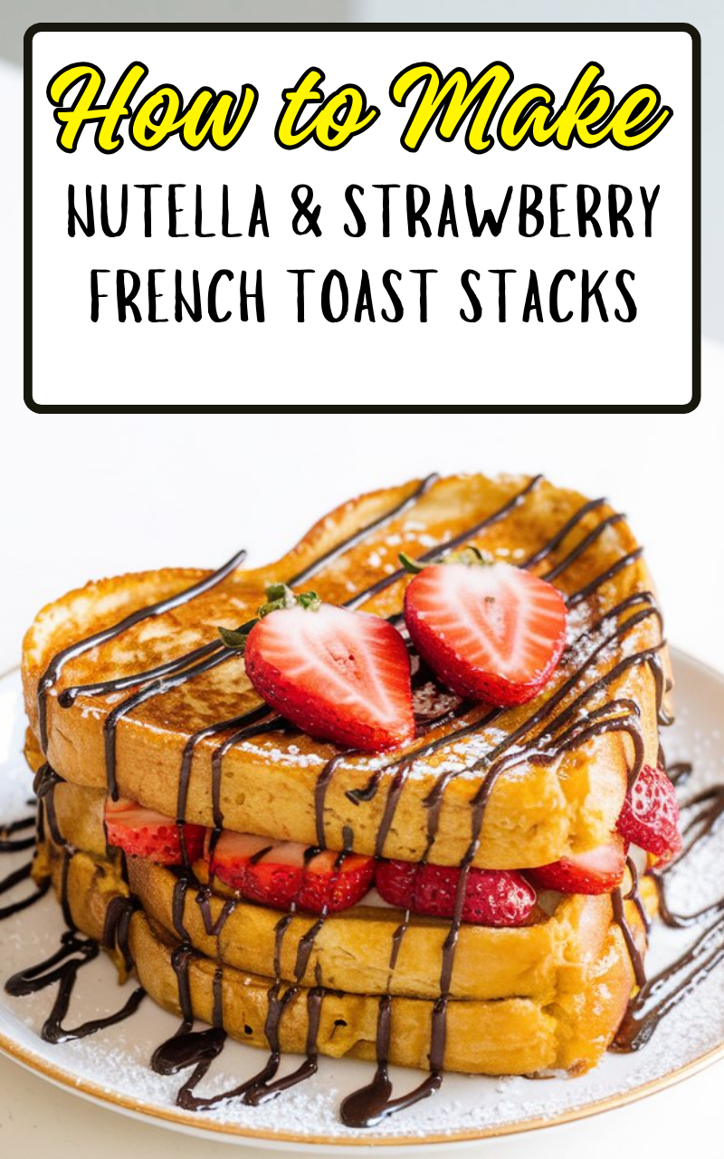 Nutella & Strawberry French Toast Stacks