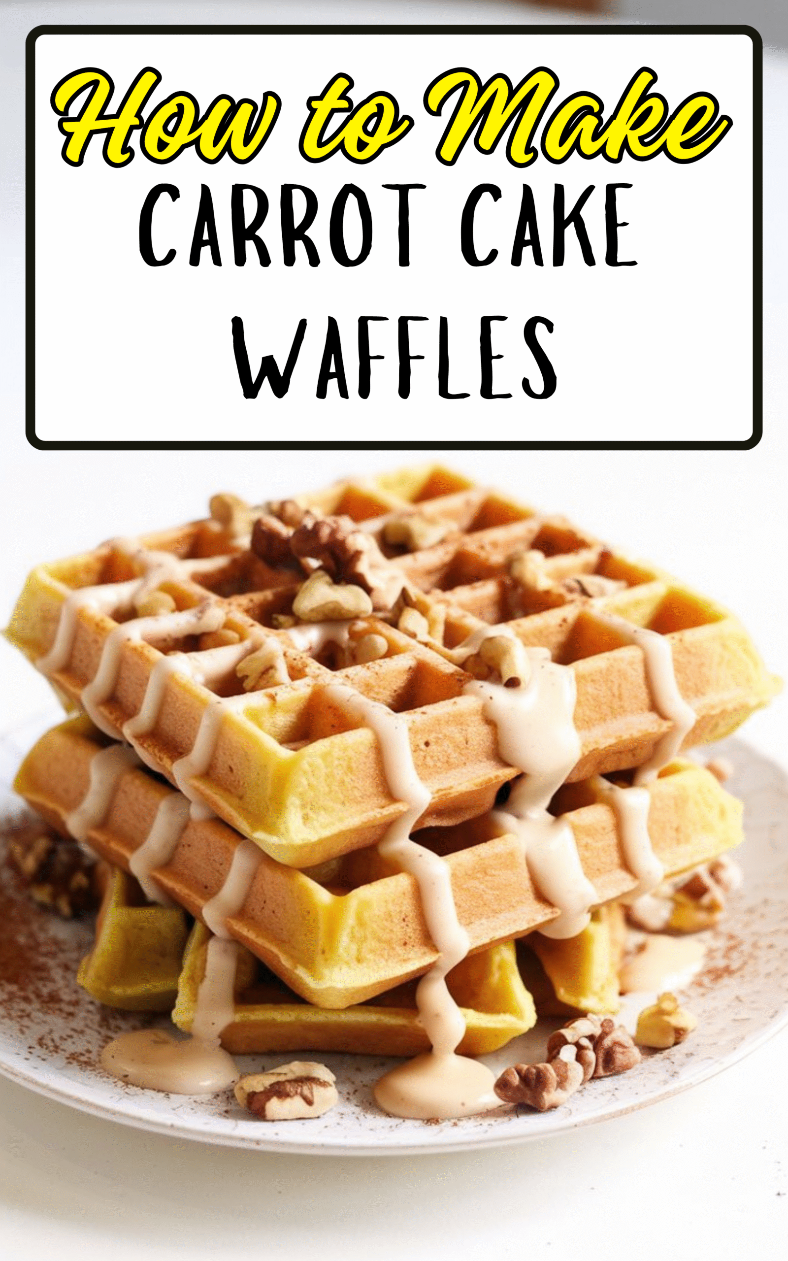 Carrot Cake Waffles
