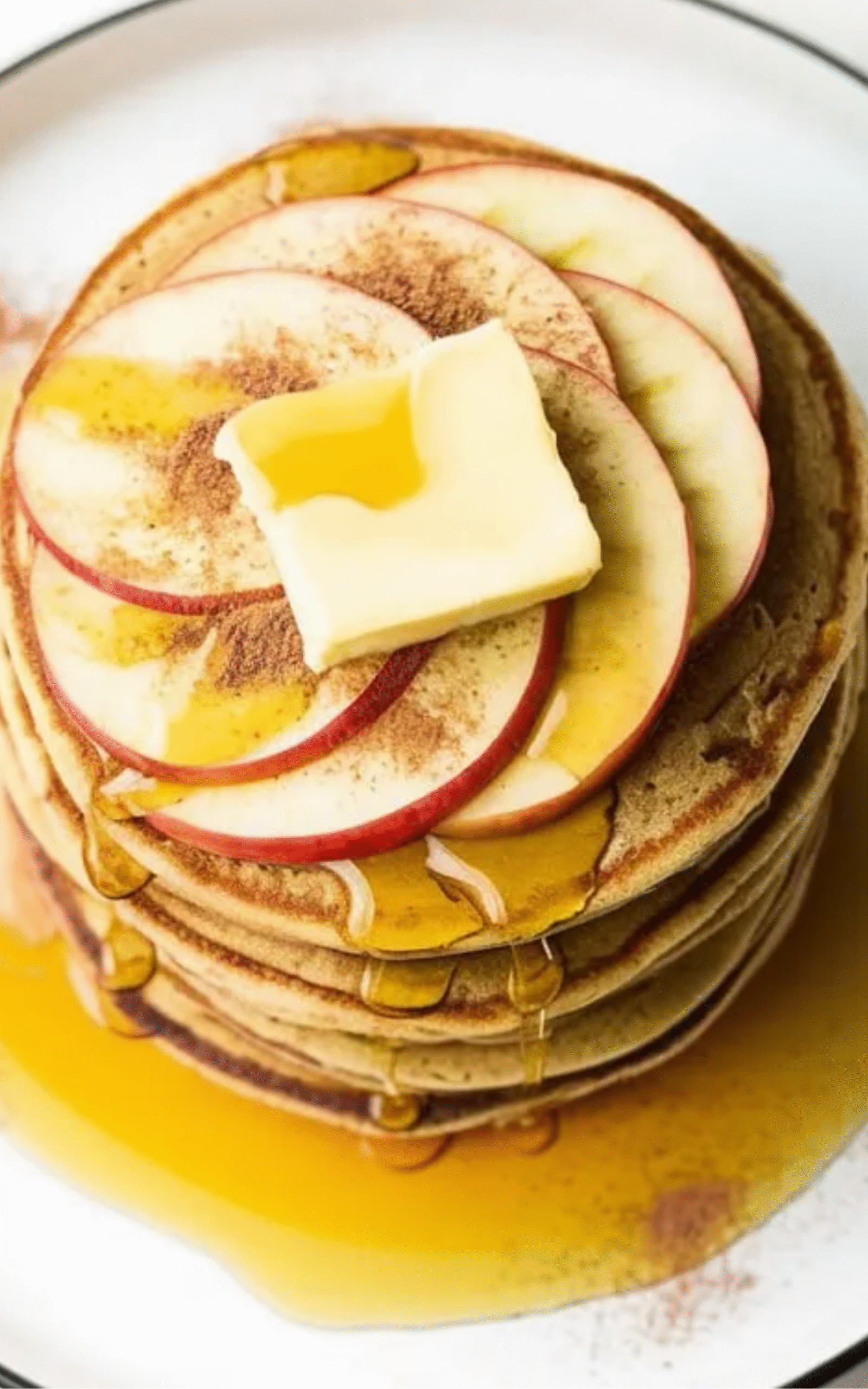 Apple Banana Buckwheat Pancakes