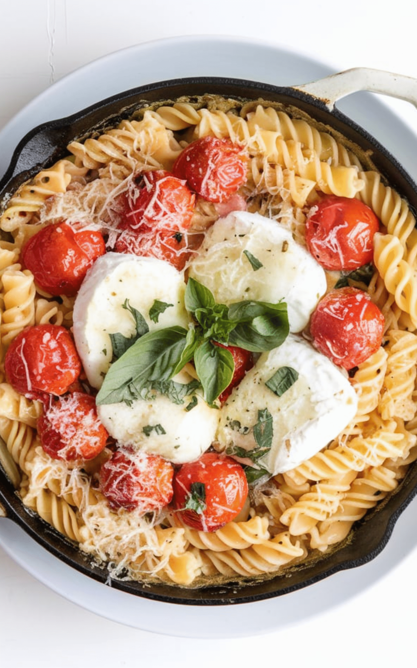 Creamy Burst Tomato Pasta Skillet Recipe
