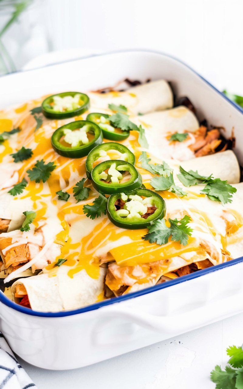 Pineapple Chicken Enchiladas